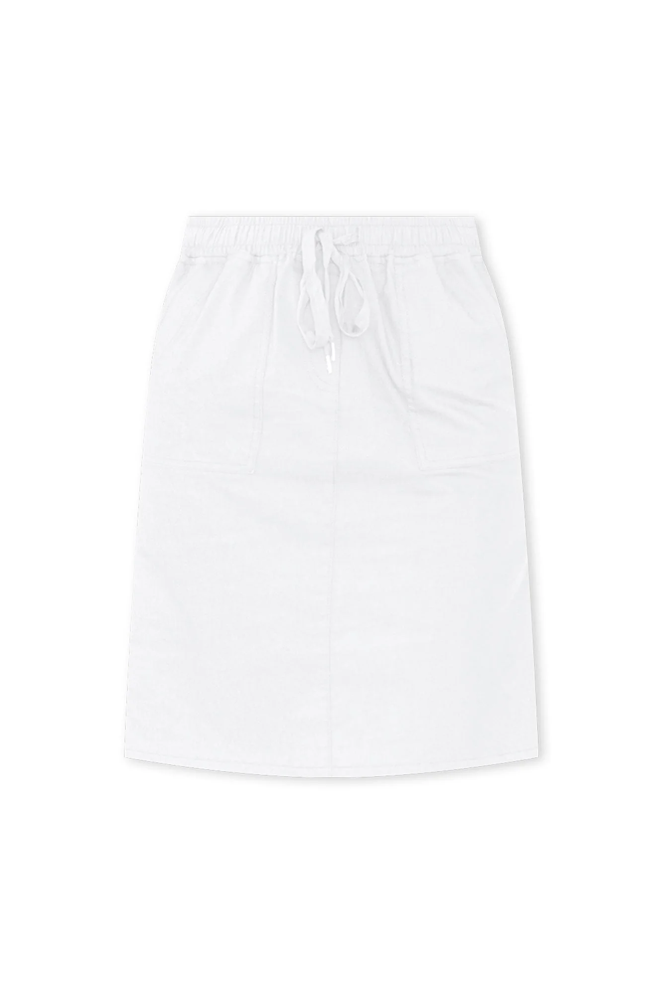 Abigail White Drawstring Skirt - Image 3