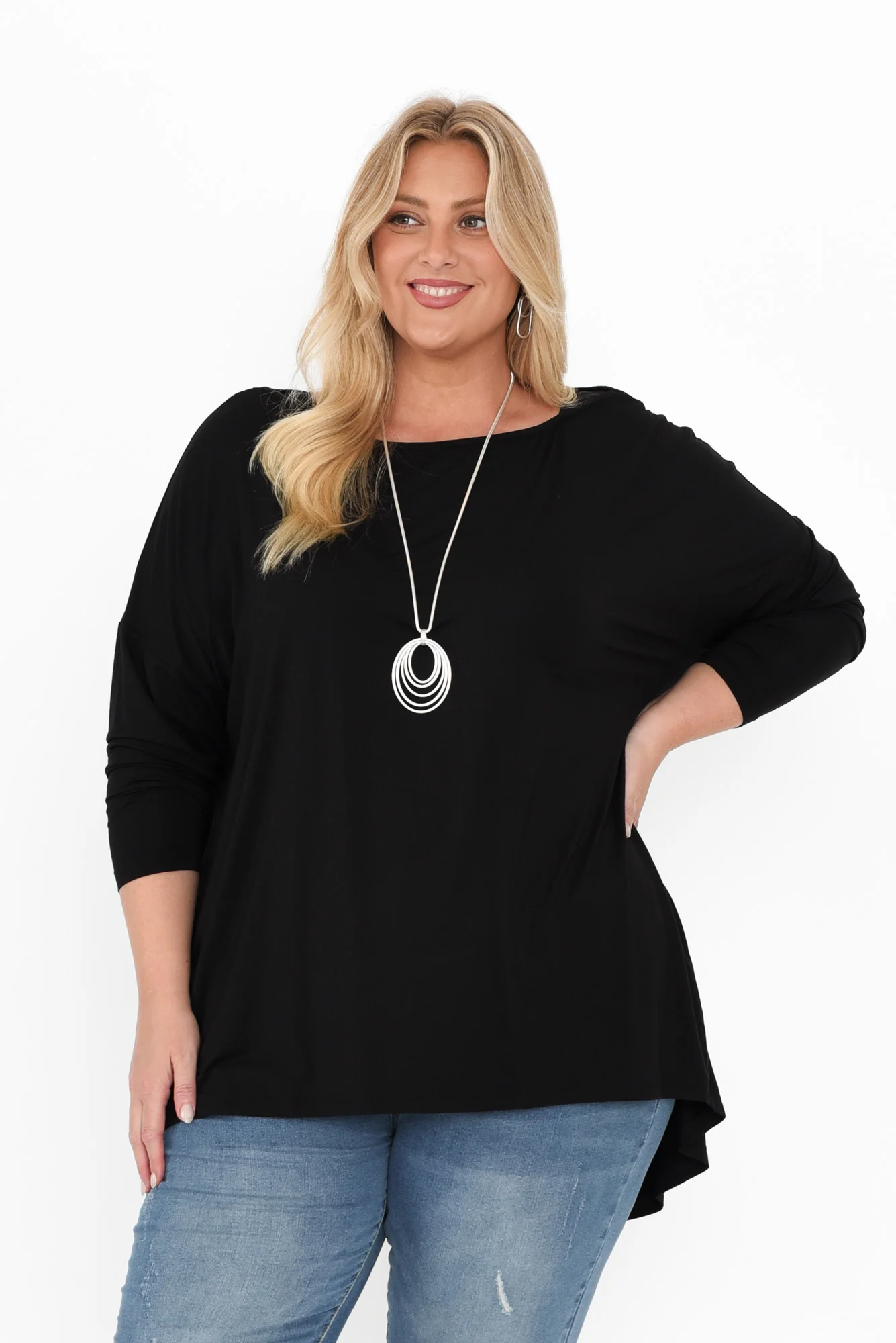 Anakin Black Hi Lo Bamboo Top - Image 12