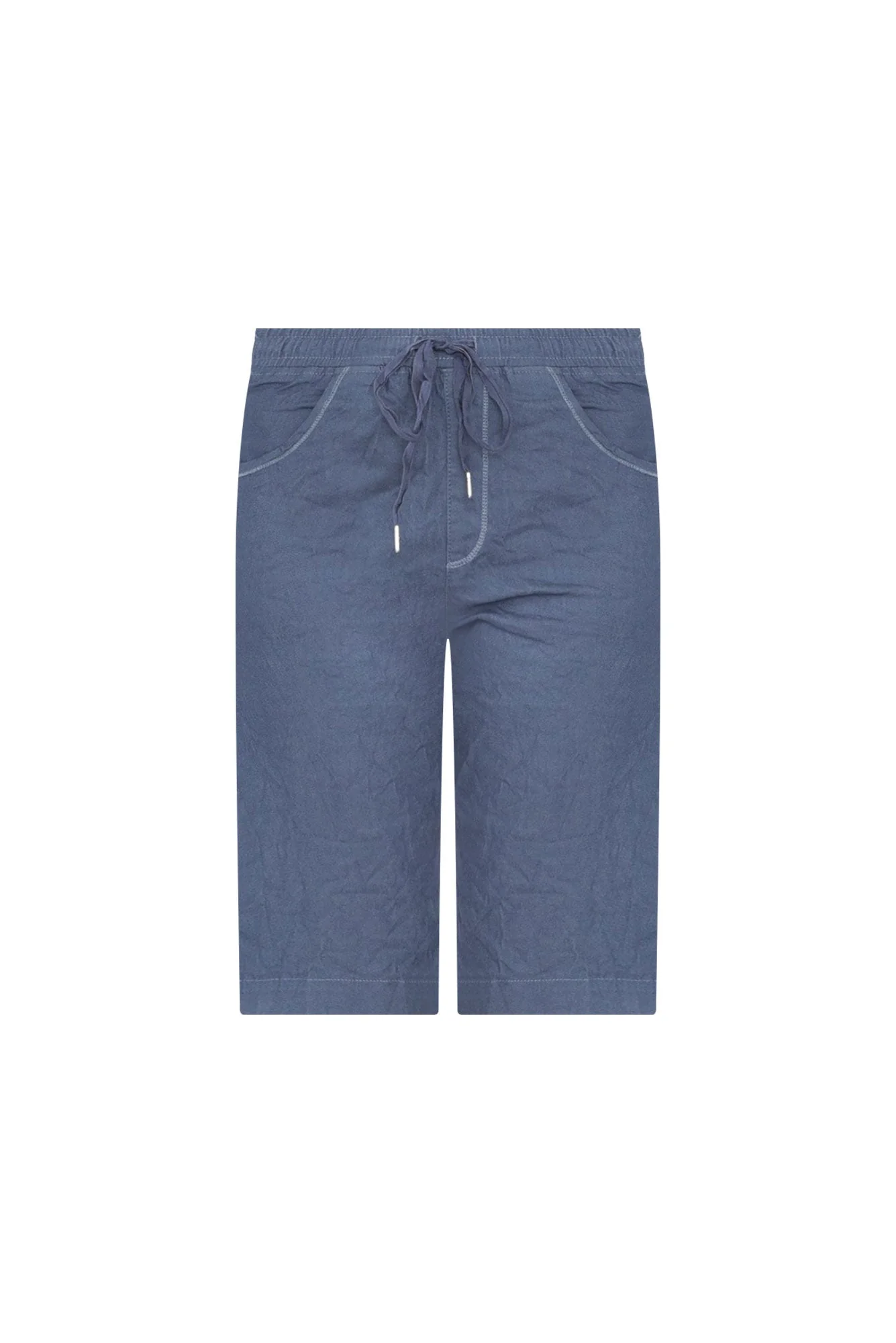 Asha Blue Travel Shorts - Image 3