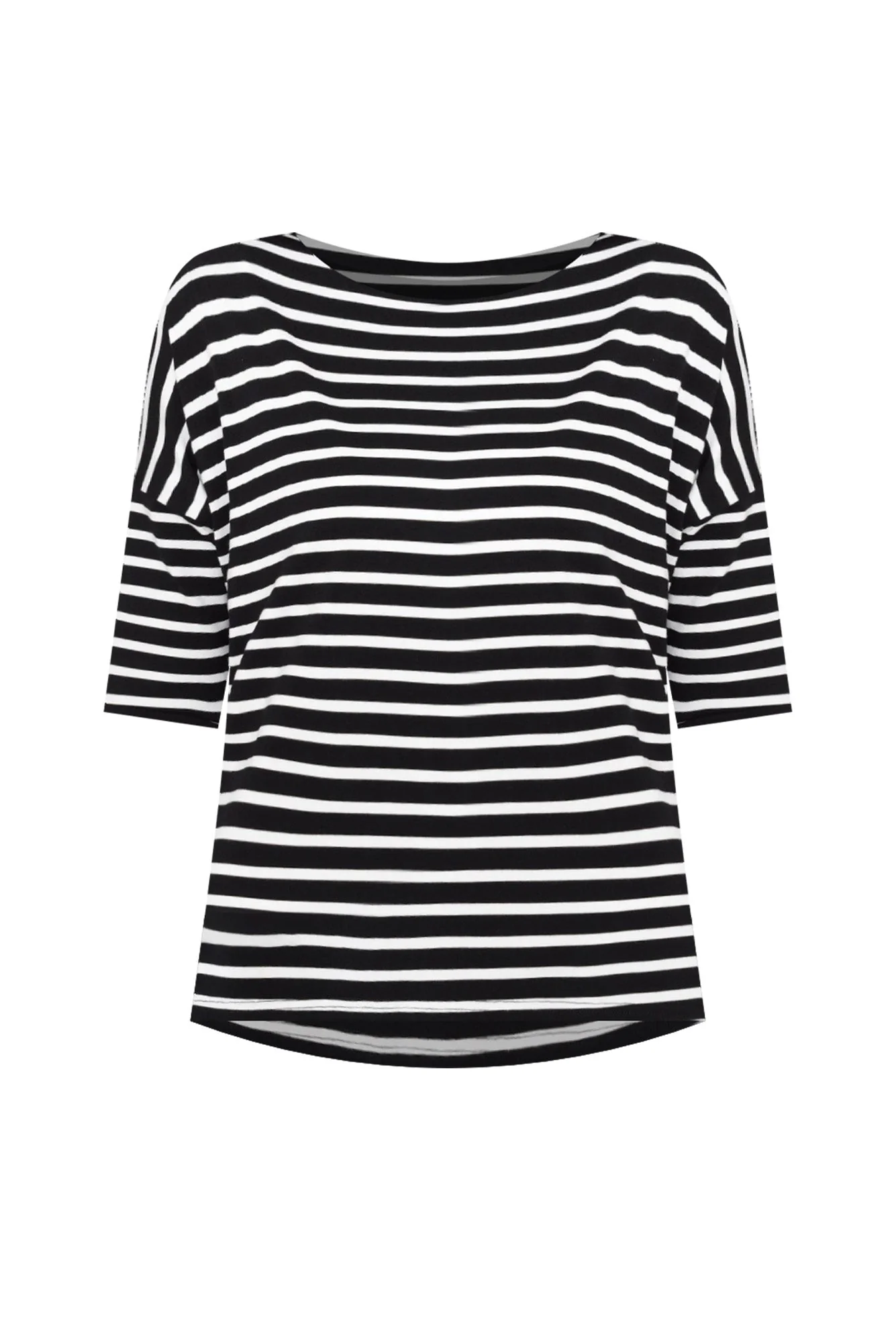 Camila Black Stripe Bamboo Top - Image 8