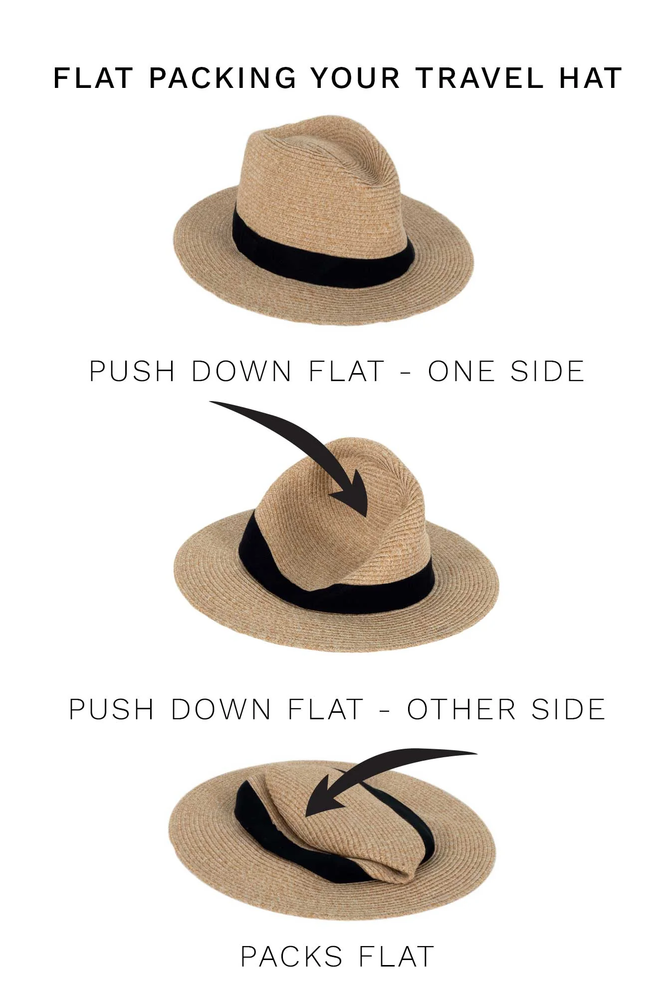 Caramel Travel Fedora - Image 6