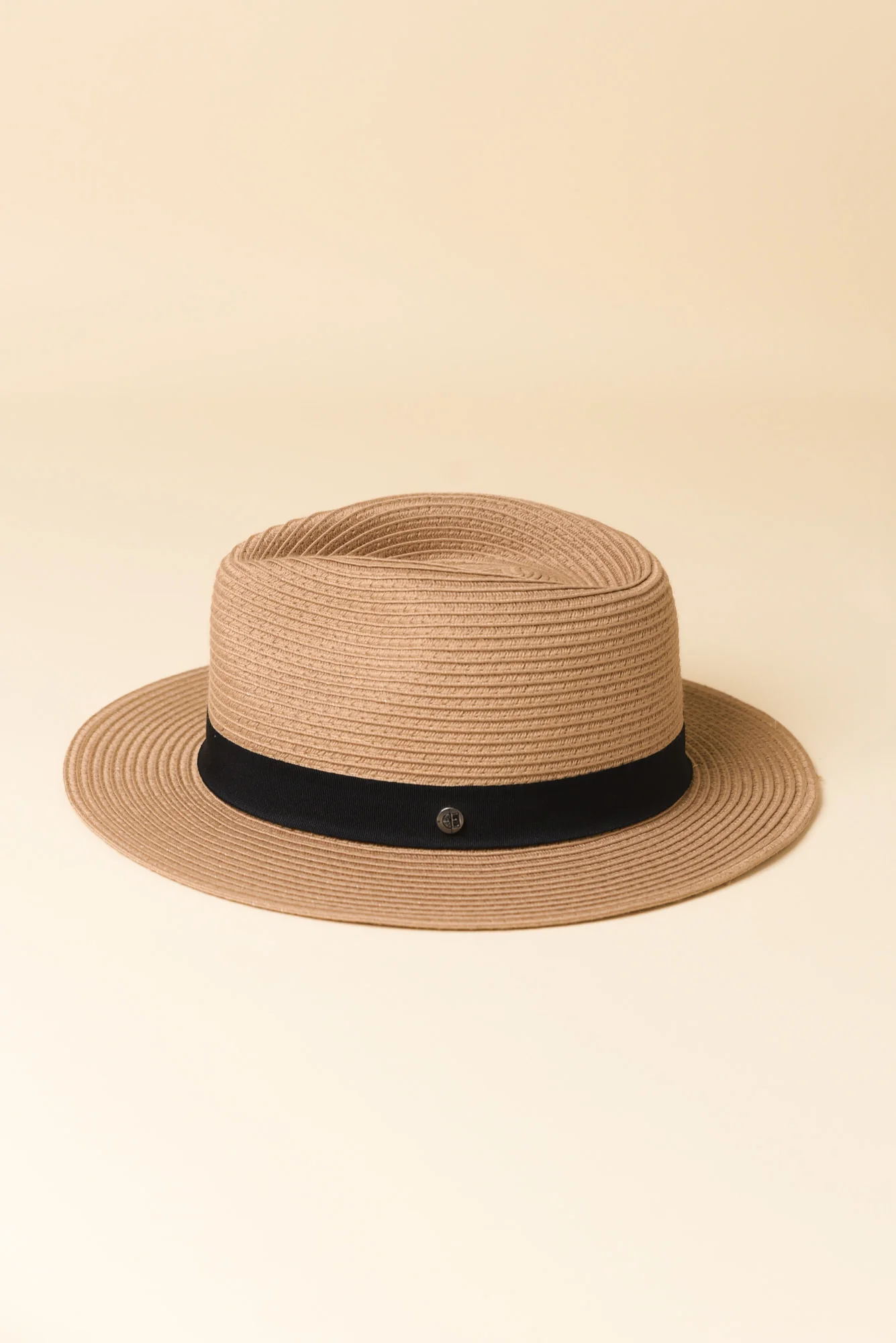Caramel Wide Brim Travel Fedora - Image 2