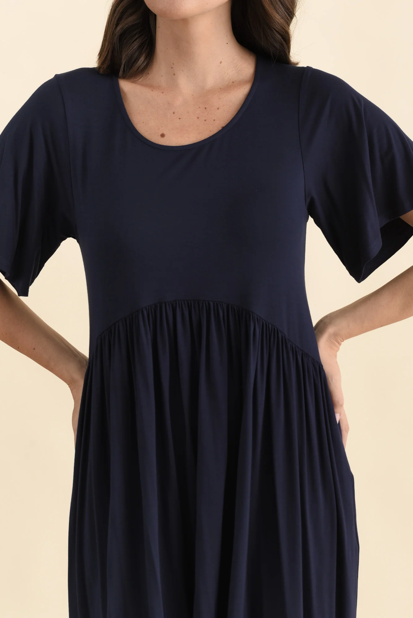 Dalton Navy Crescent Dress - Image 6