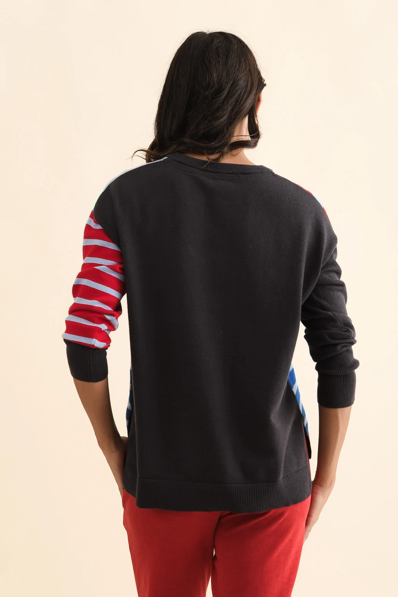 Effie Blue Stripe Knit Jumper - Image 5