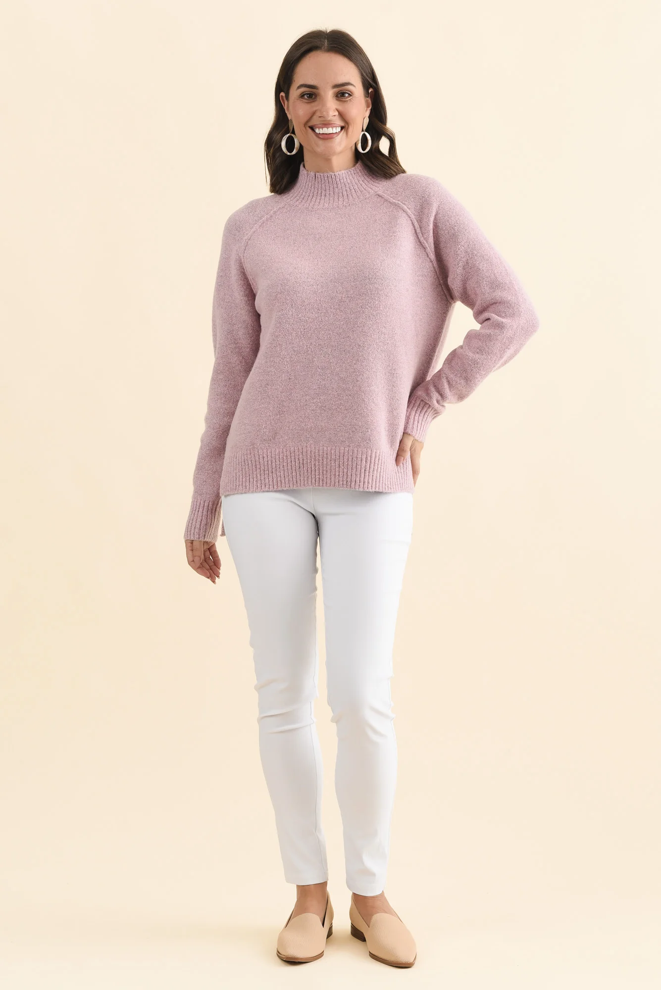 Finn Pink Knit Jumper - Image 6