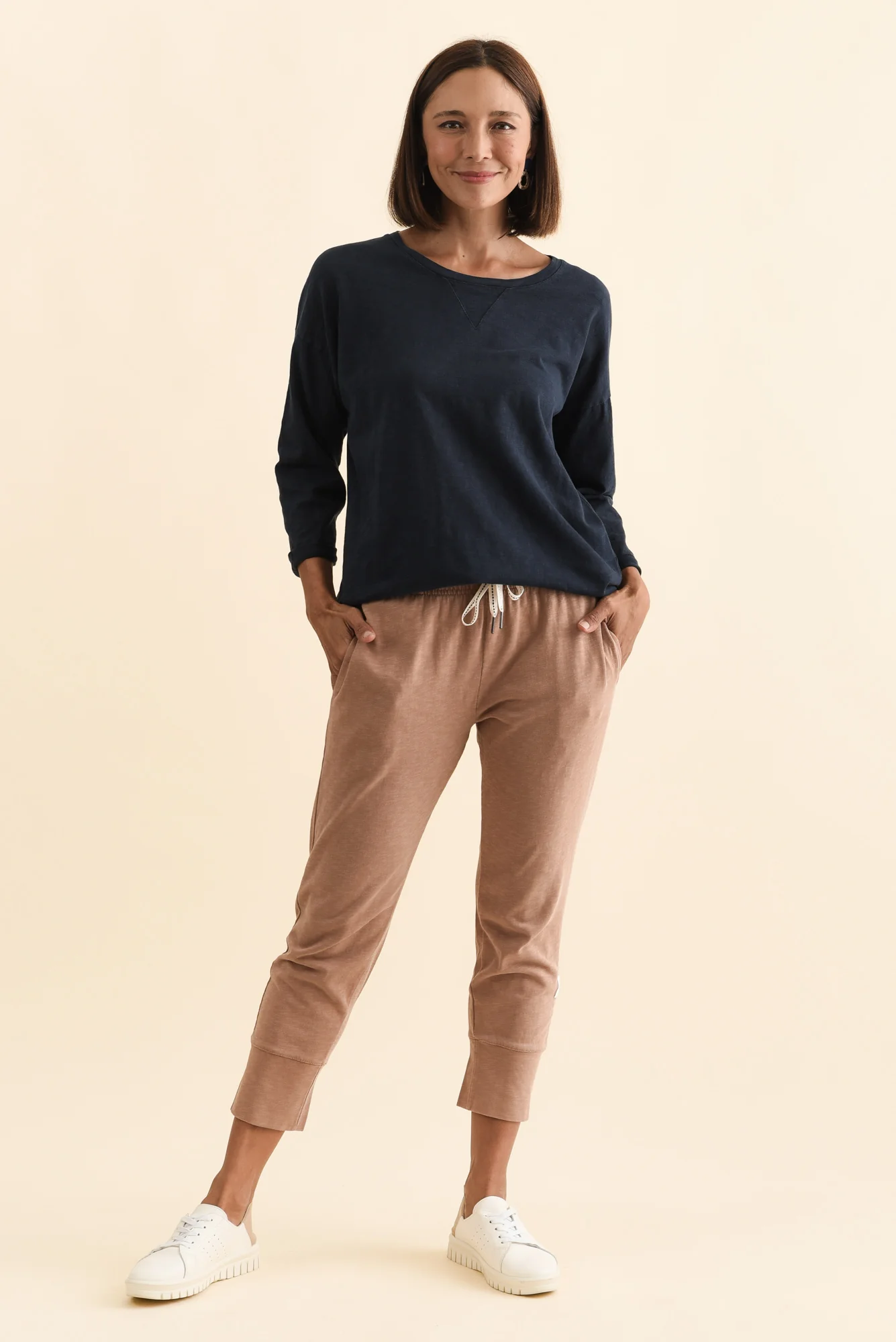Fundamental Brunch Mocha Cotton Sweatpants - Image 7
