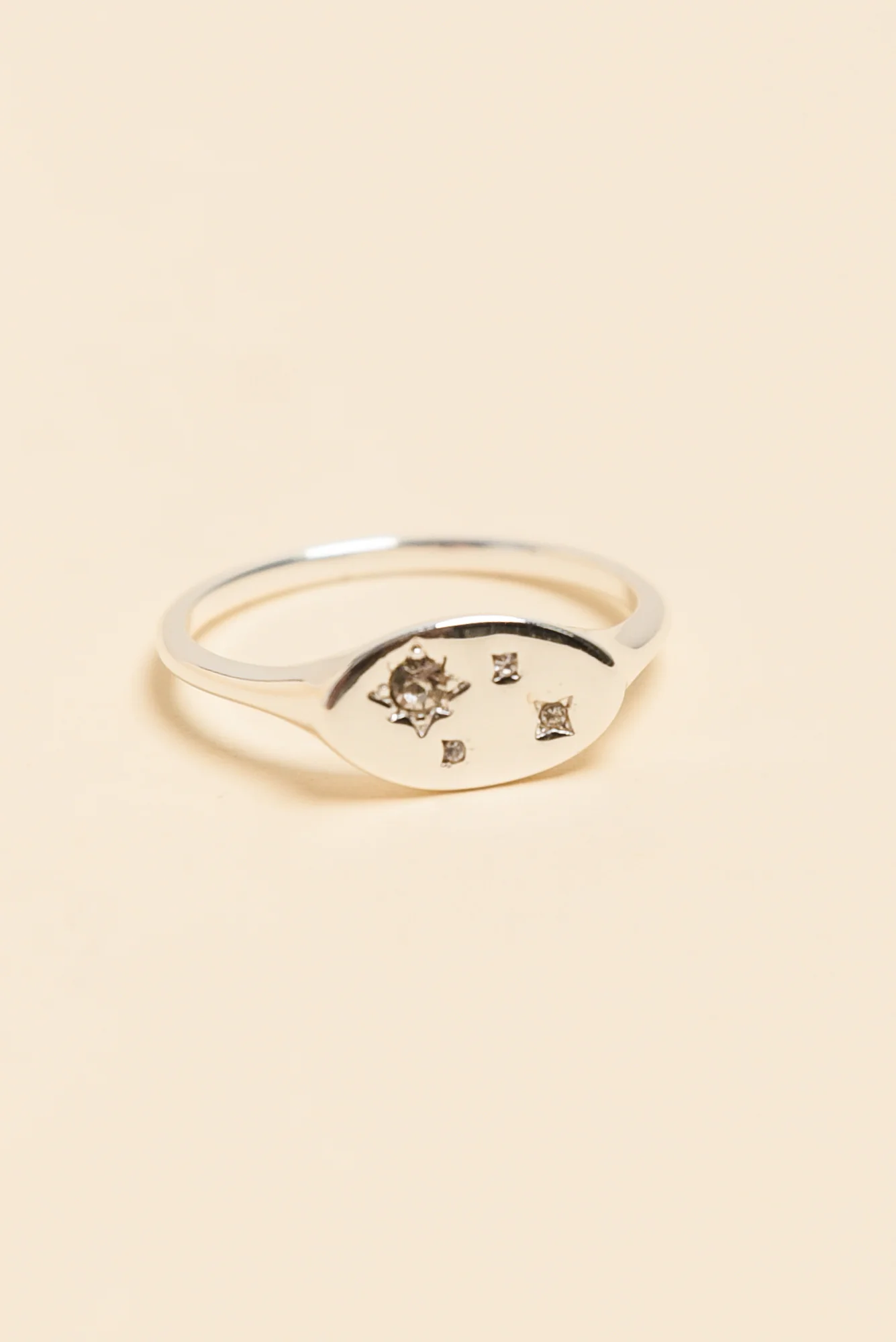 Goodwin Silver Diamante Ring