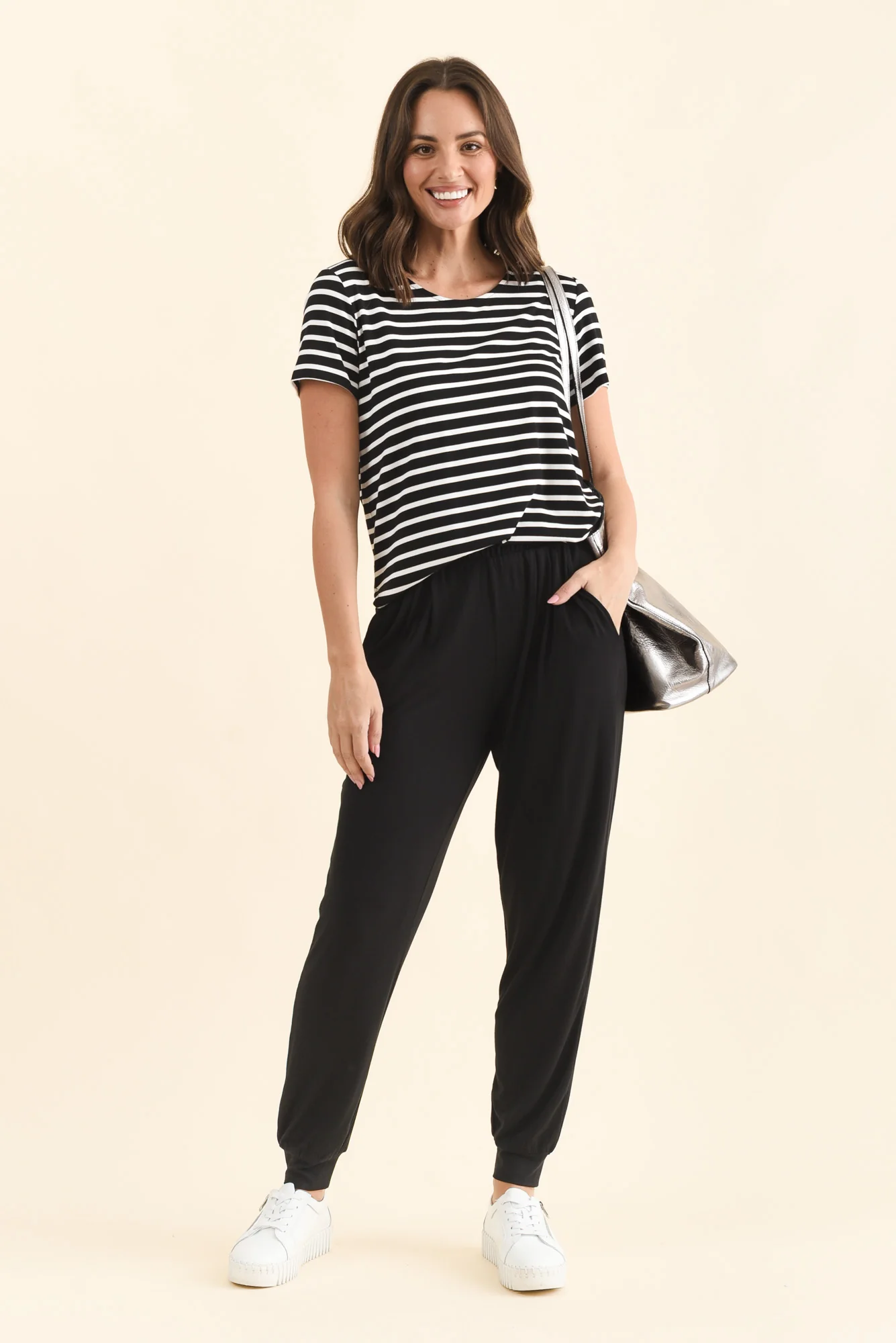 Louis Black Jogger Pants - Image 2