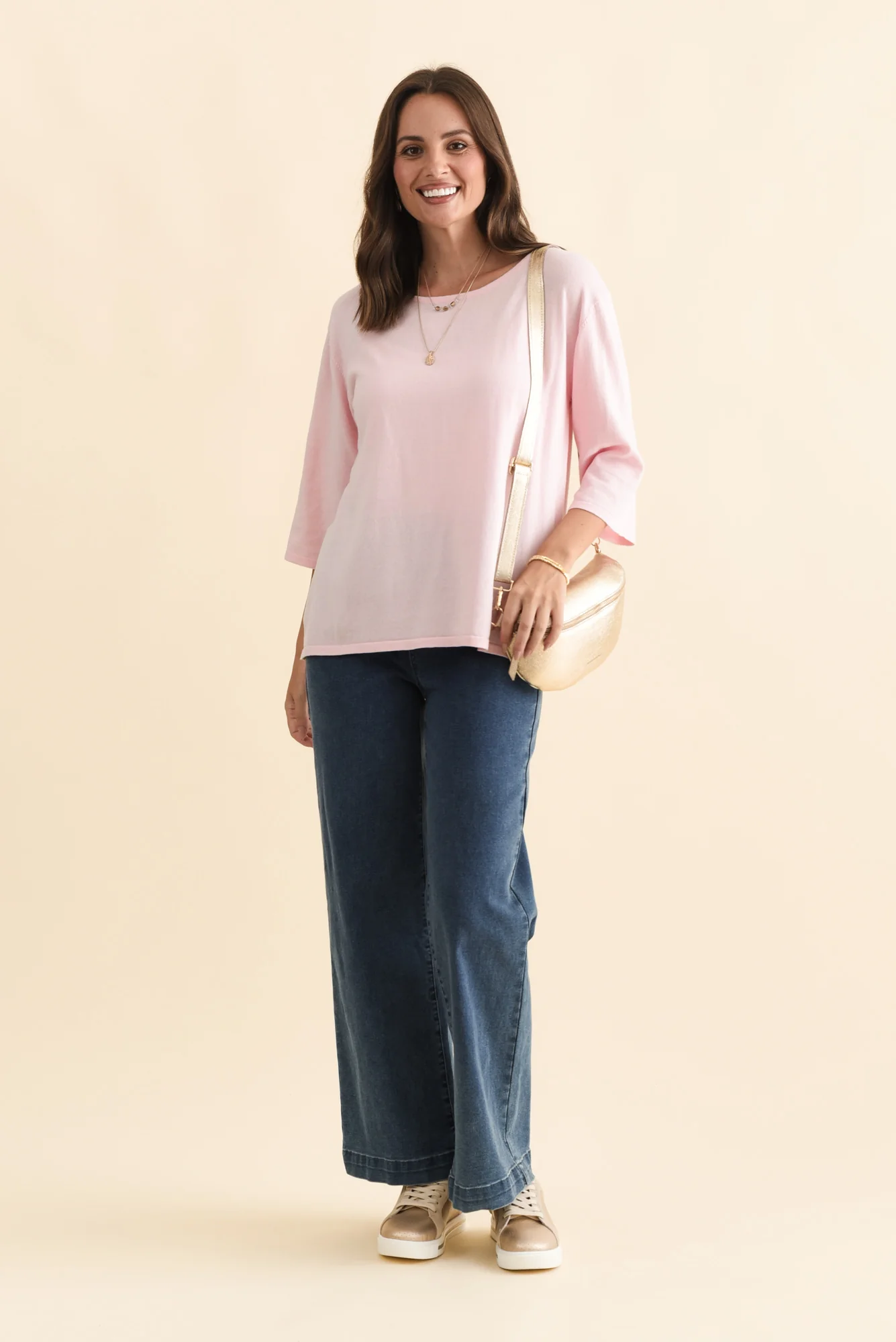 Maddy Blue Straight Leg Jeans - Image 4