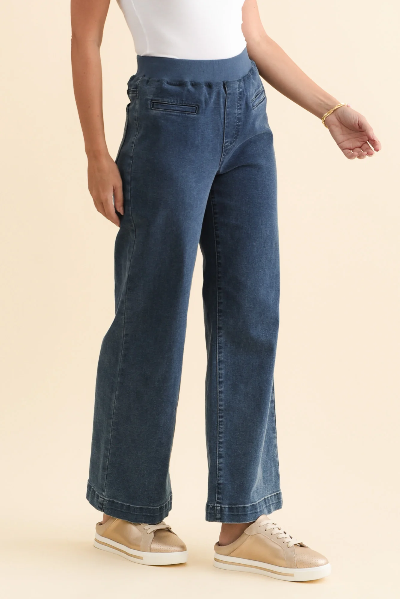 Maddy Blue Straight Leg Jeans - Image 5