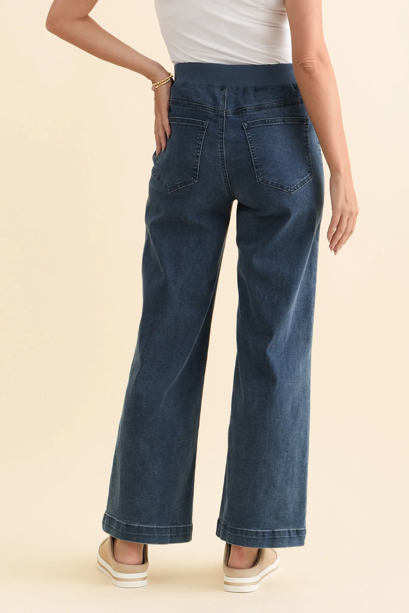 Maddy Blue Straight Leg Jeans - Image 6
