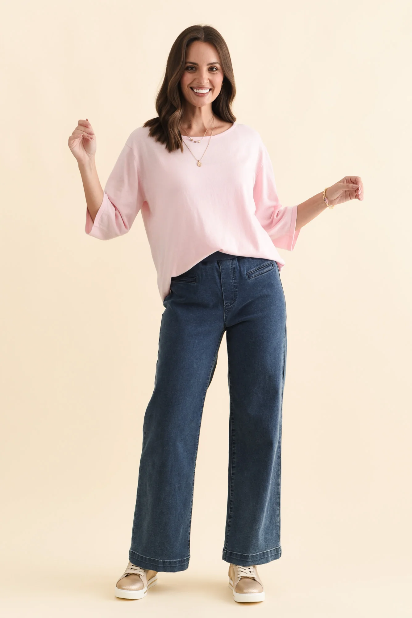 Maddy Blue Straight Leg Jeans - Image 9