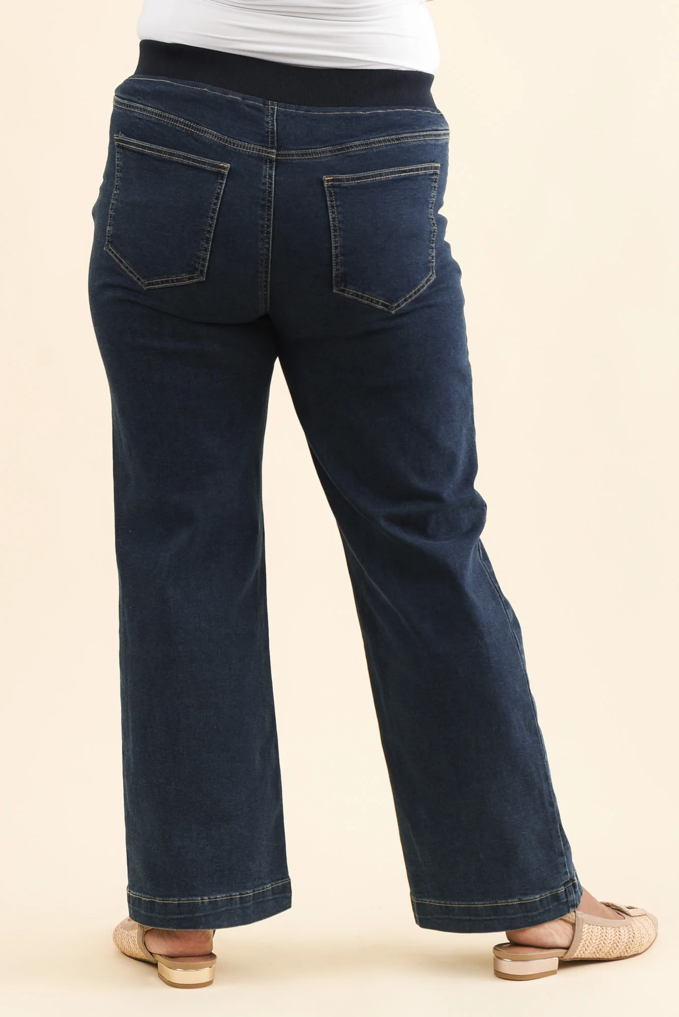 Maddy Dark Blue Straight Leg Jeans - Image 12