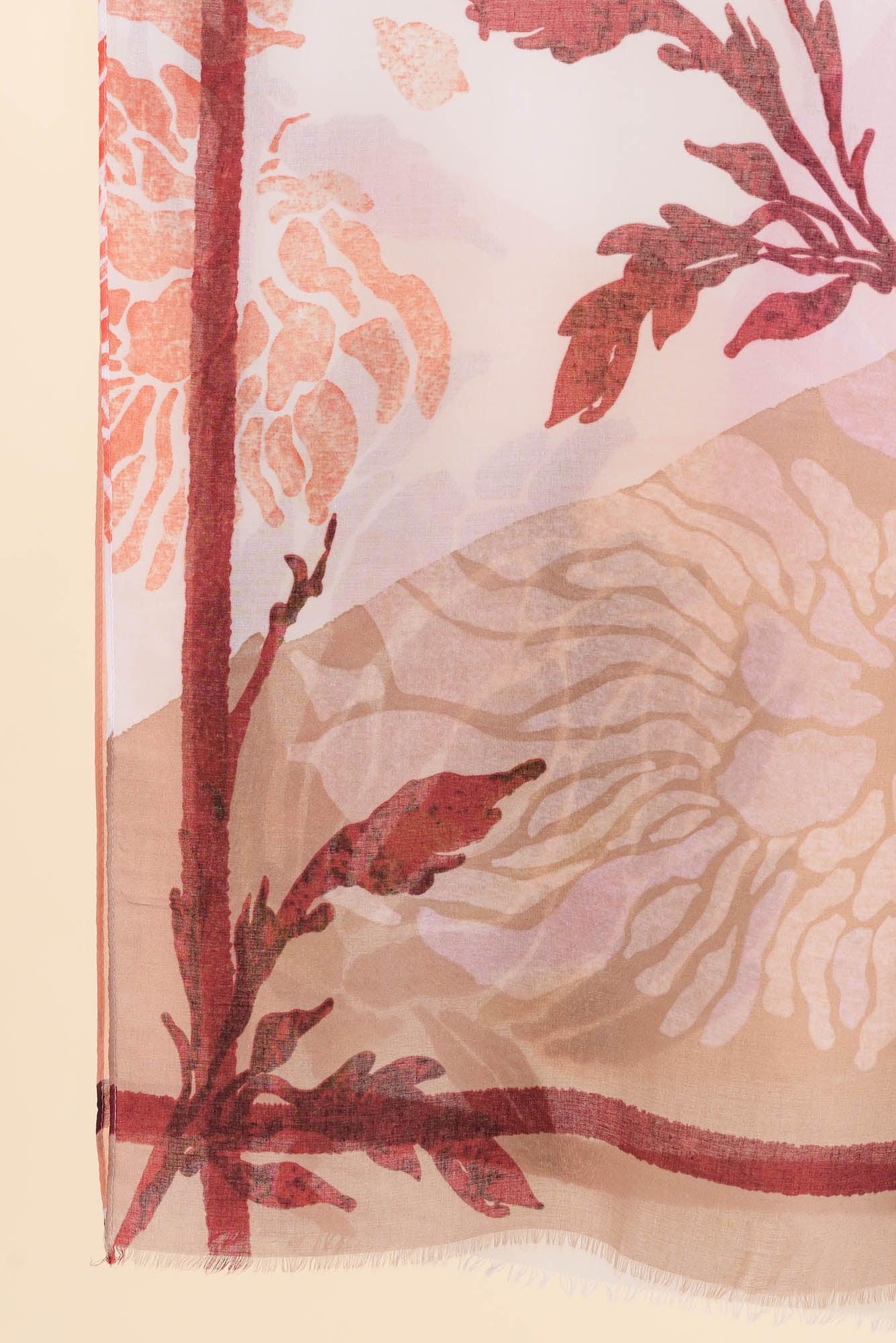 Maleny Pink Garden Scarf - Image 4
