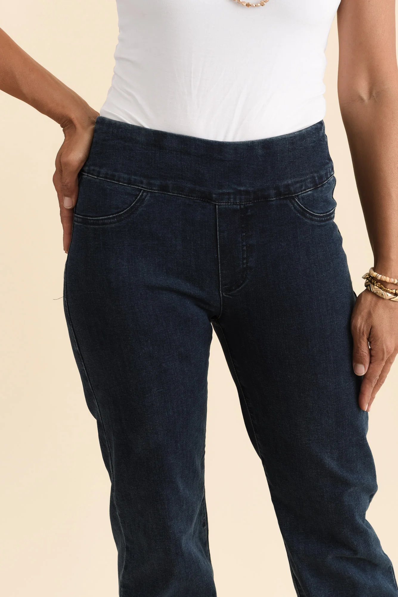 Mallory Dark Denim Stretch Jeans - Image 6