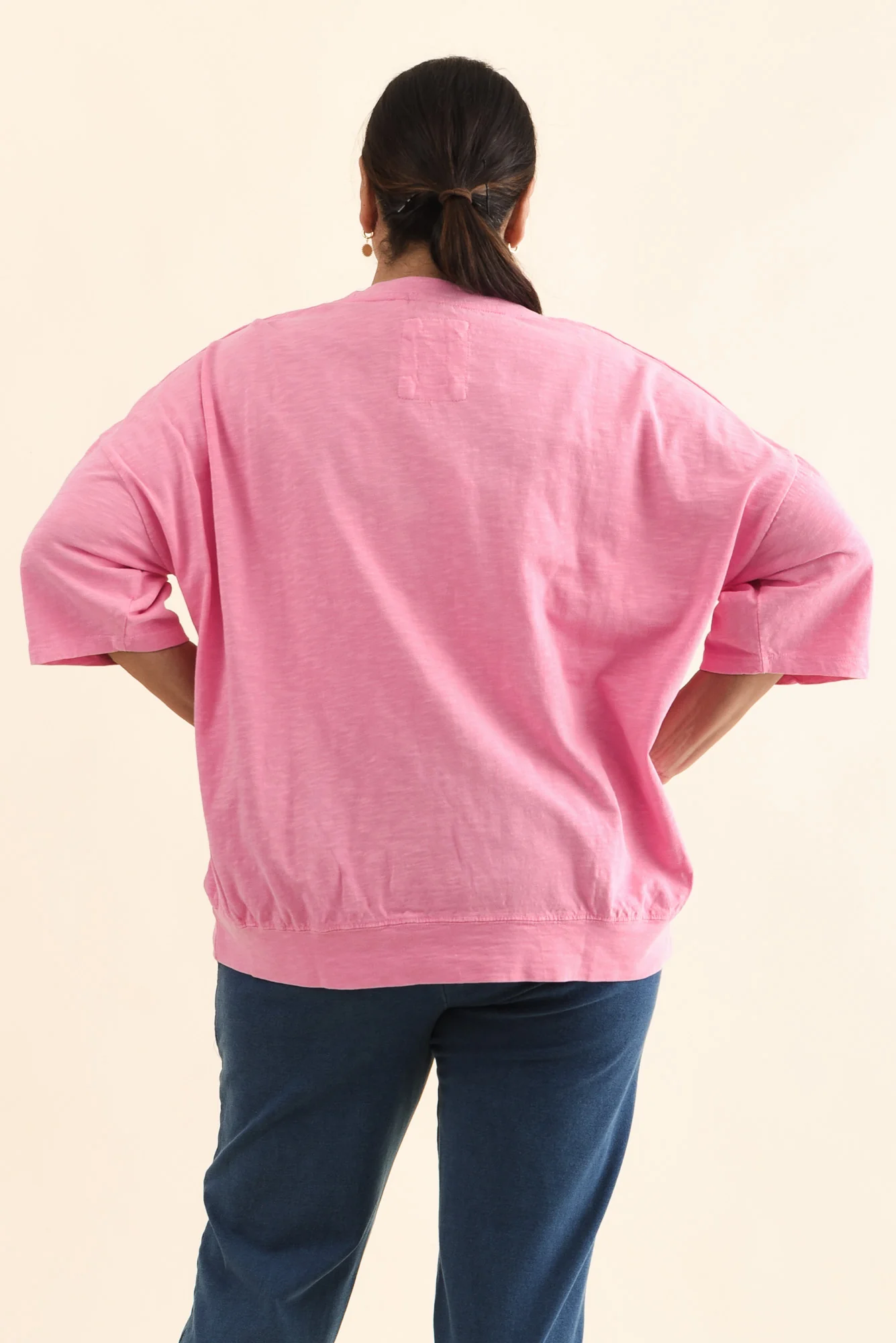 Mazie Pink Cotton Sweat - Image 4