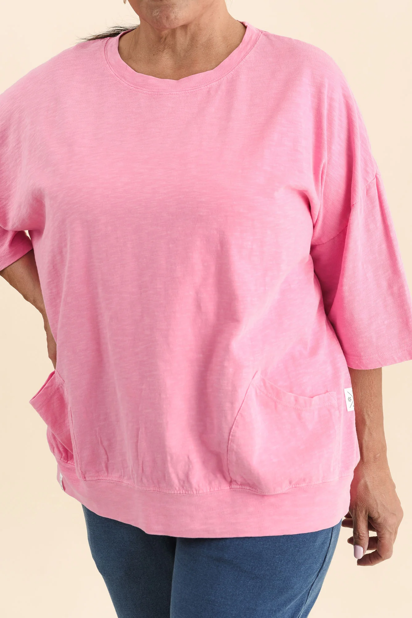 Mazie Pink Cotton Sweat - Image 5