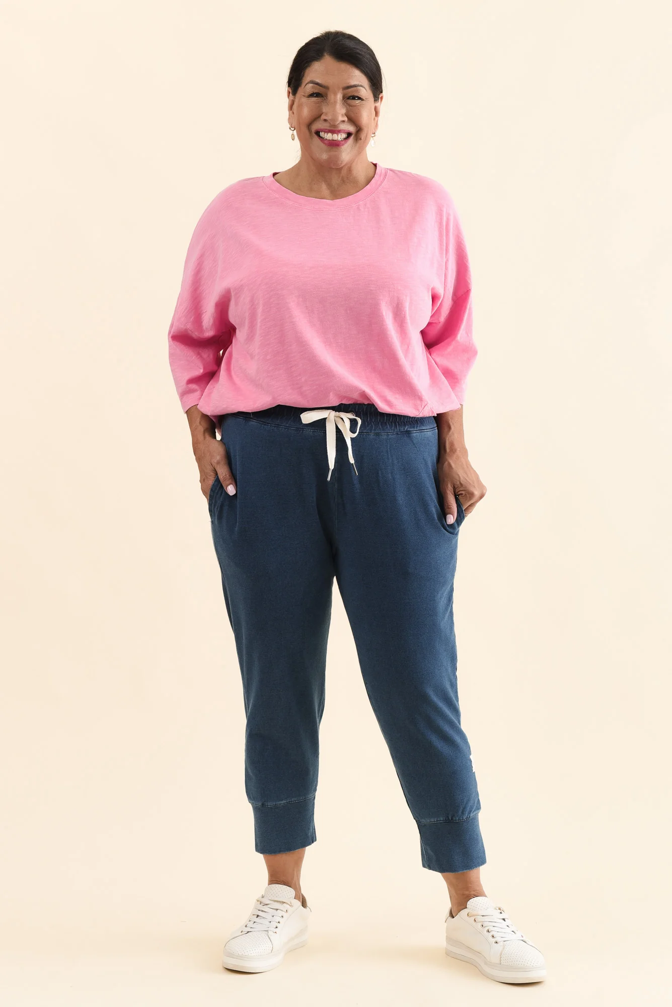Mazie Pink Cotton Sweat - Image 6