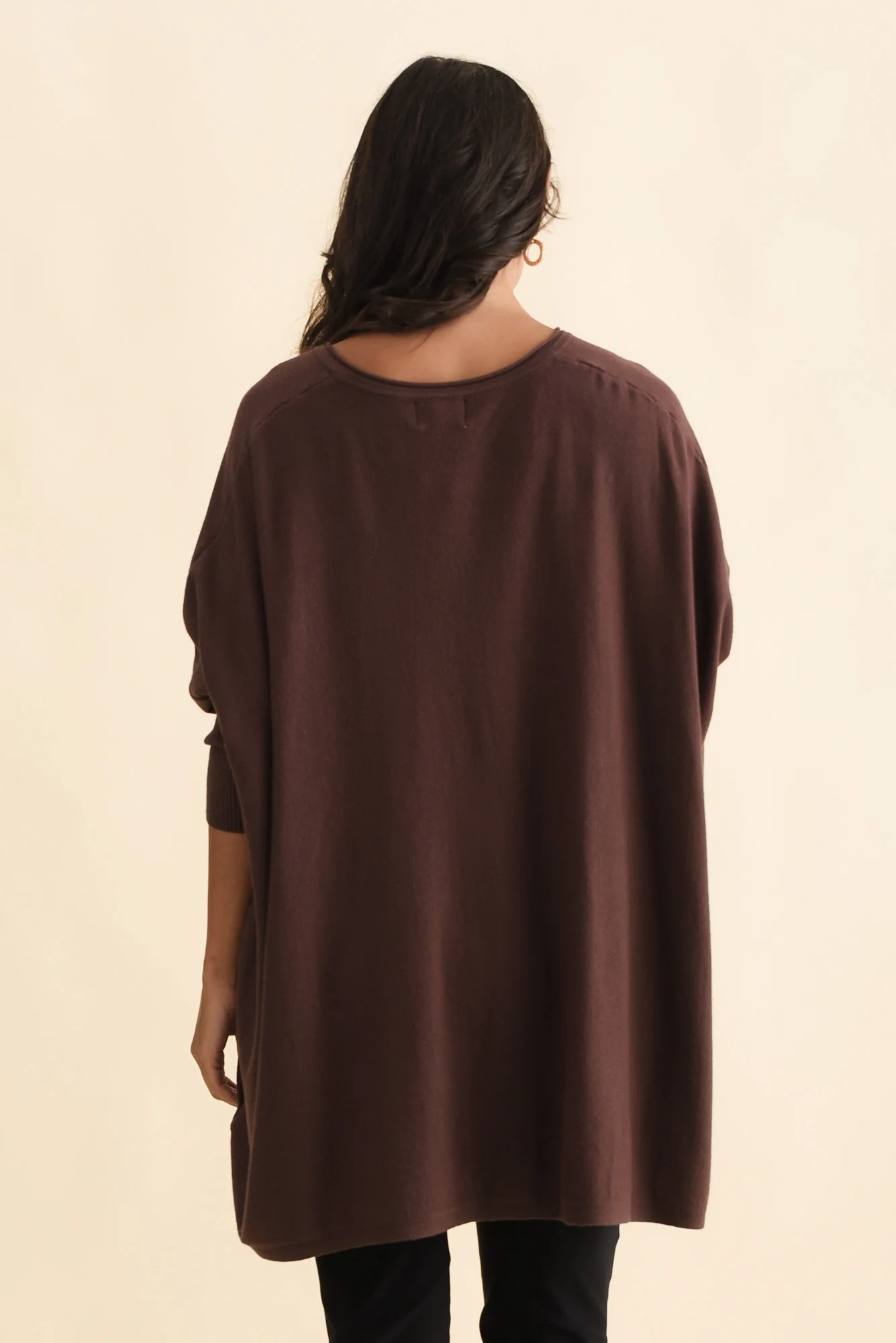 Nastia Brown Wool Blend Jumper - Image 5
