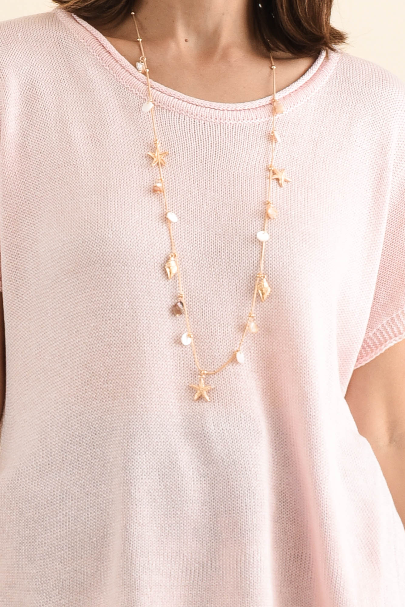 Rawlins Pink Cotton Knit Top - Image 5