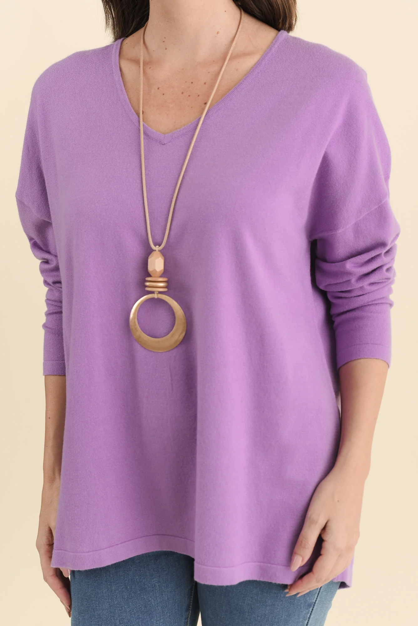 Ronnie Lilac Knit Jumper - Image 6