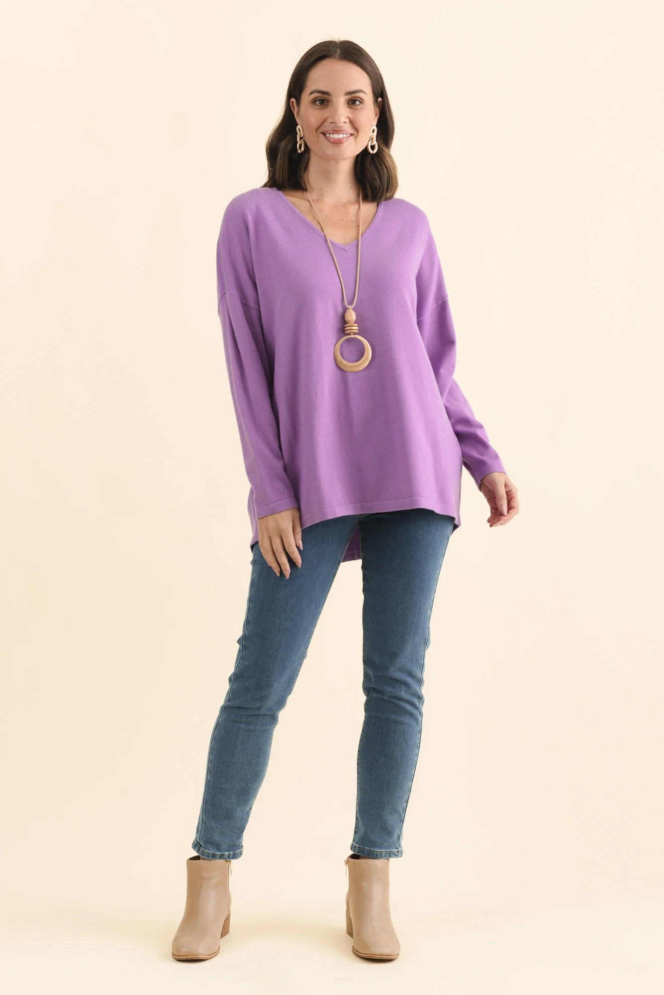 Ronnie Lilac Knit Jumper - Image 7