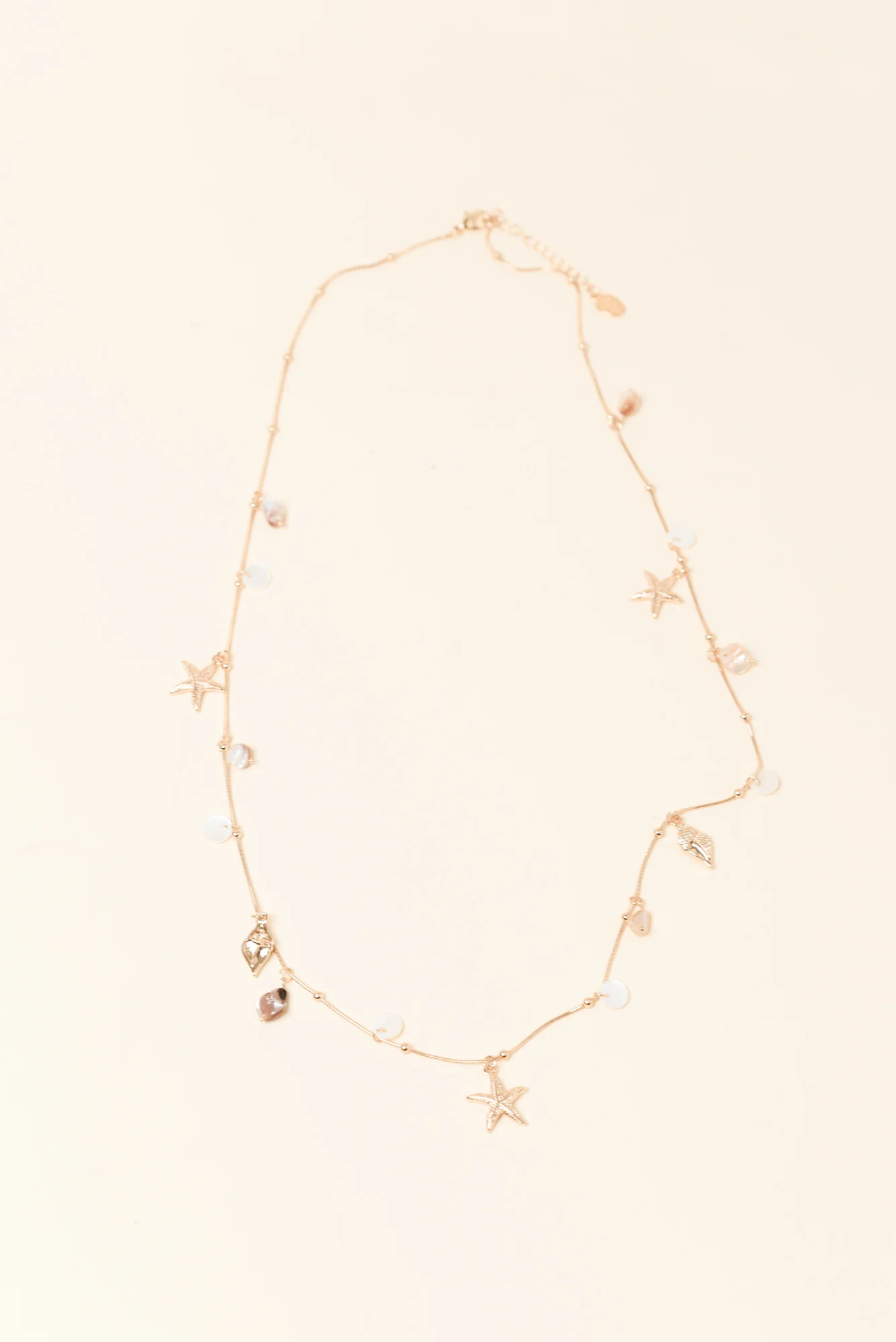 Scala Gold Shell Charm Necklace