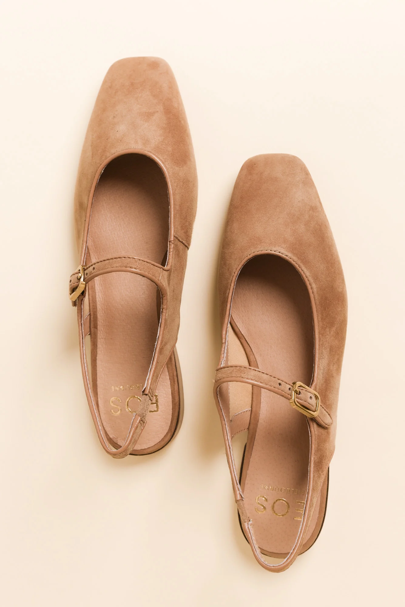 Sophina Camel Suede Slingback Mule - Image 5