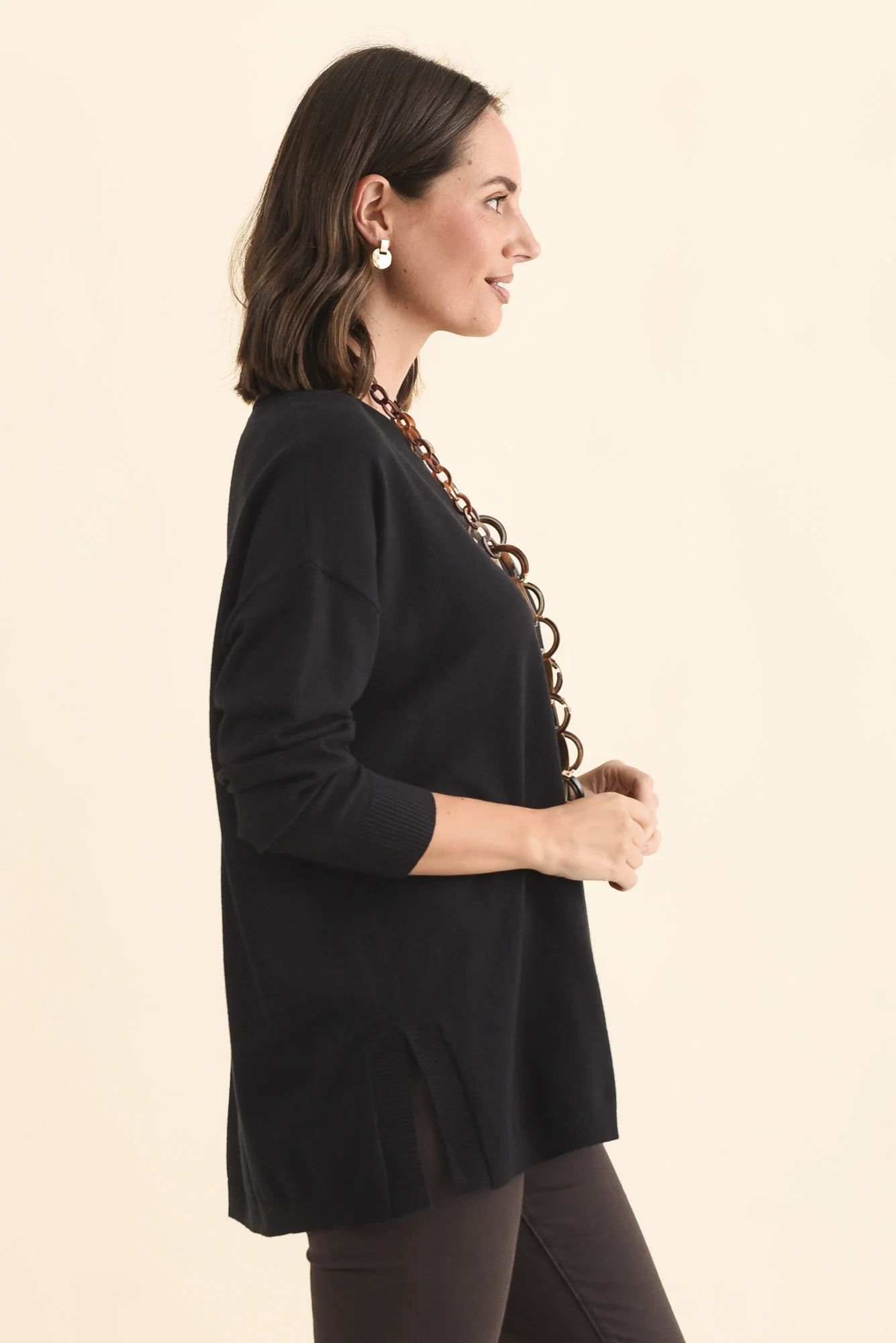 Tanner Black Knit Jumper - Image 3