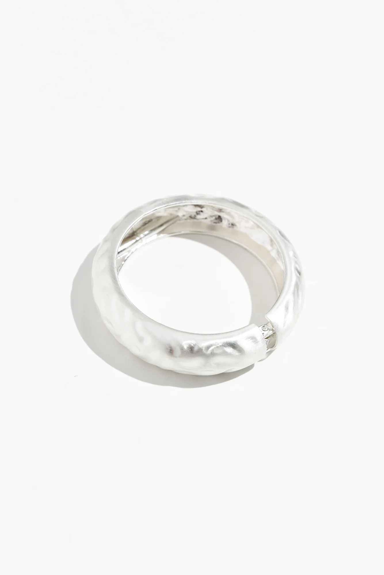Teagan Silver Hinge Bangle