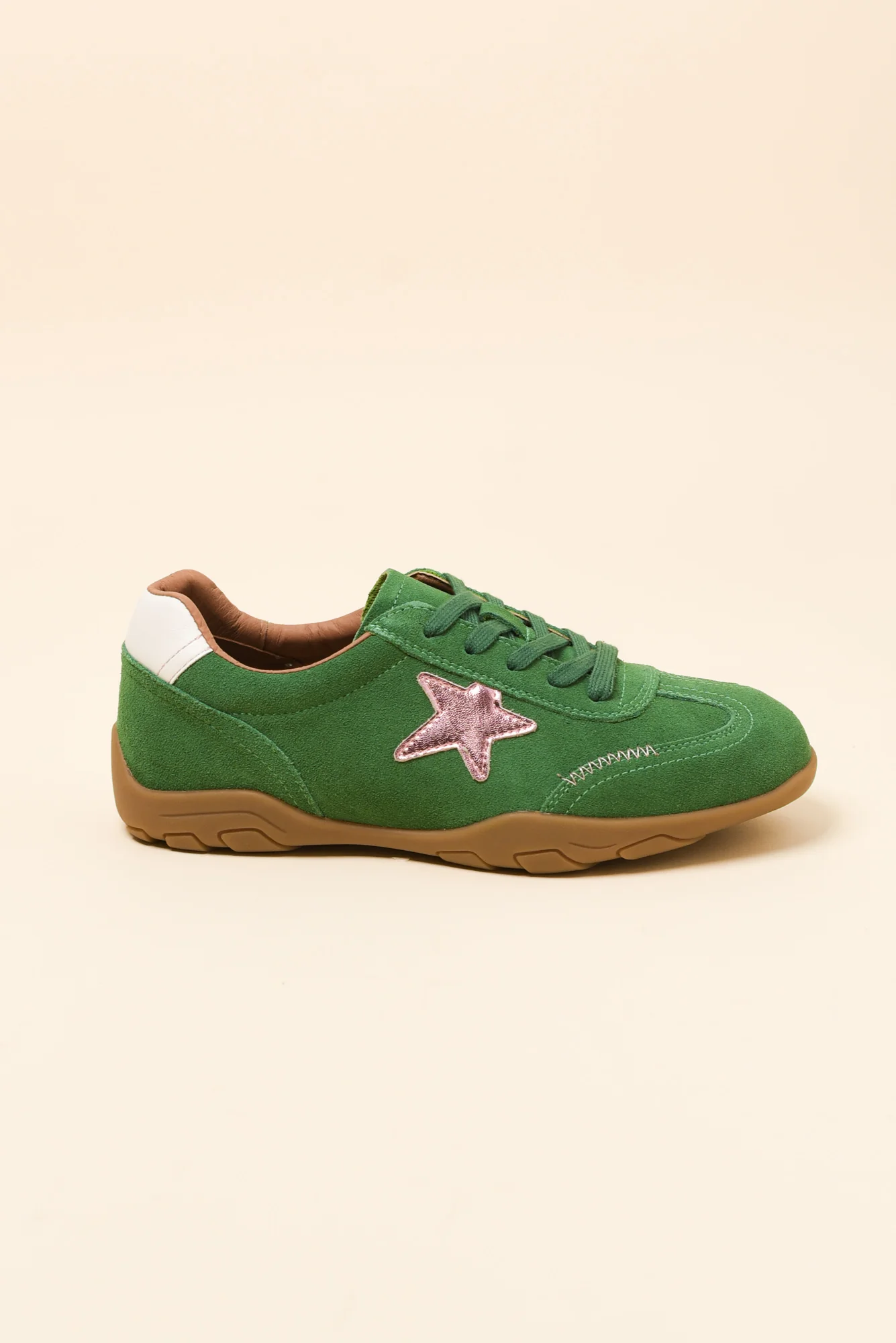 Truce Green Star Suede Sneaker