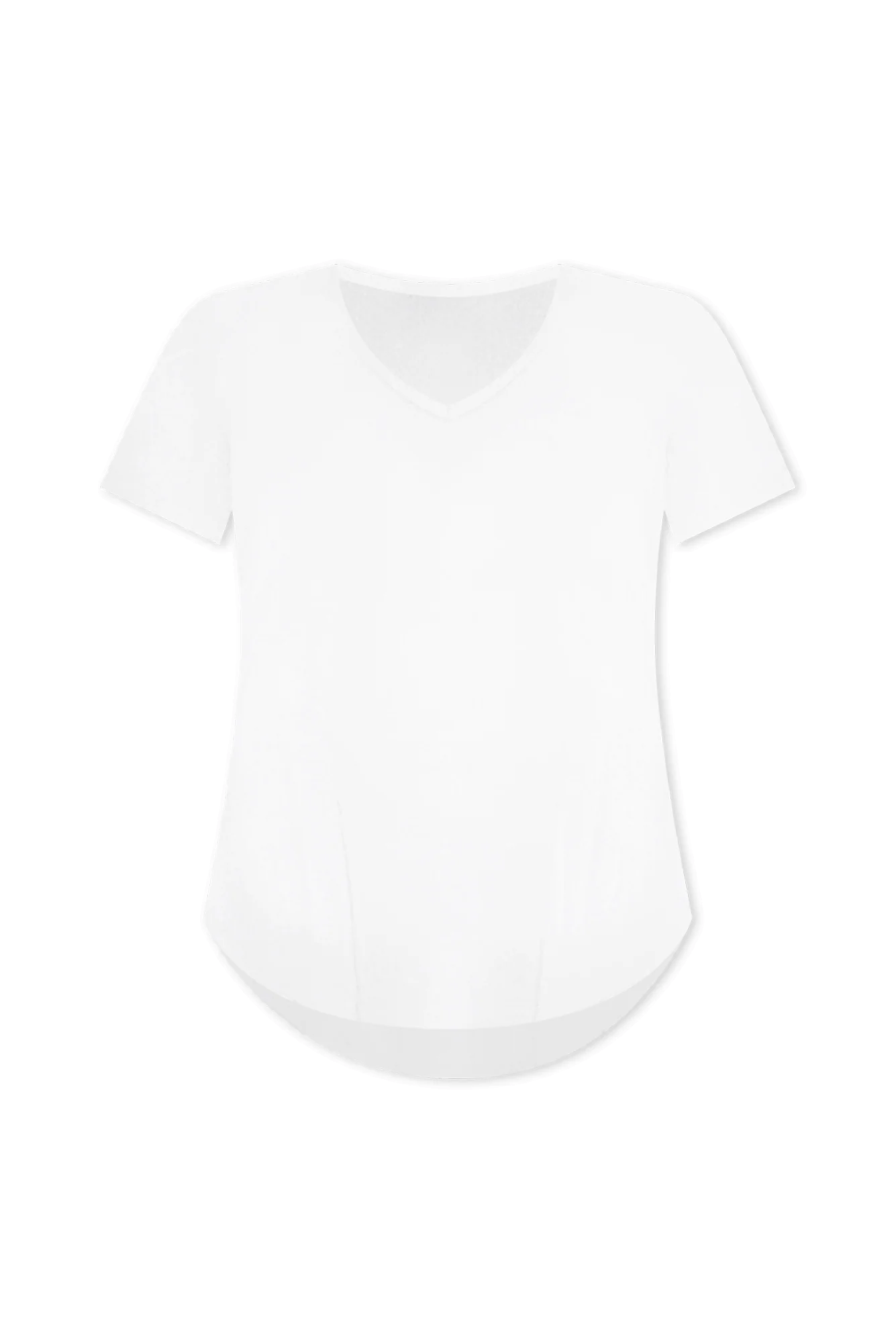 Veronica White Bamboo Tee - Image 4