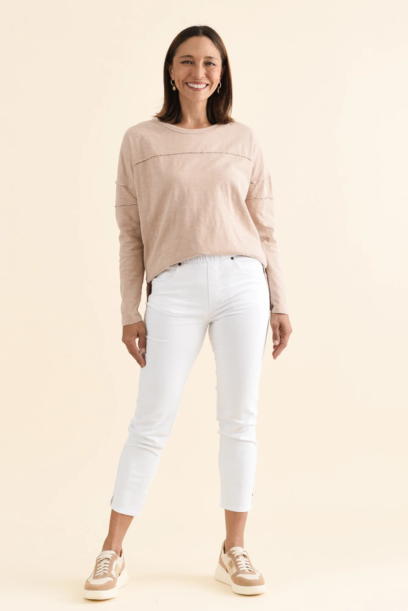 Winslet White 7/8 Pants - Image 2